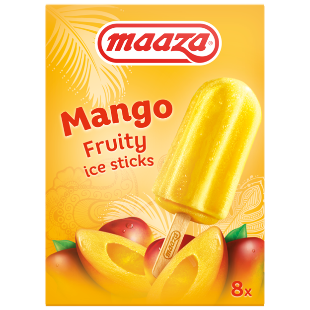 Maaza Mango fruity ice sticks